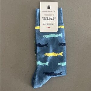 Blue Casual Socks